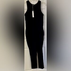 #308 DRA Black Sleeveless JUMPSUIT